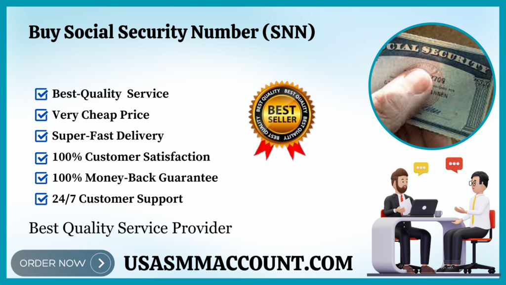 Buy Social Security Number (SNN)